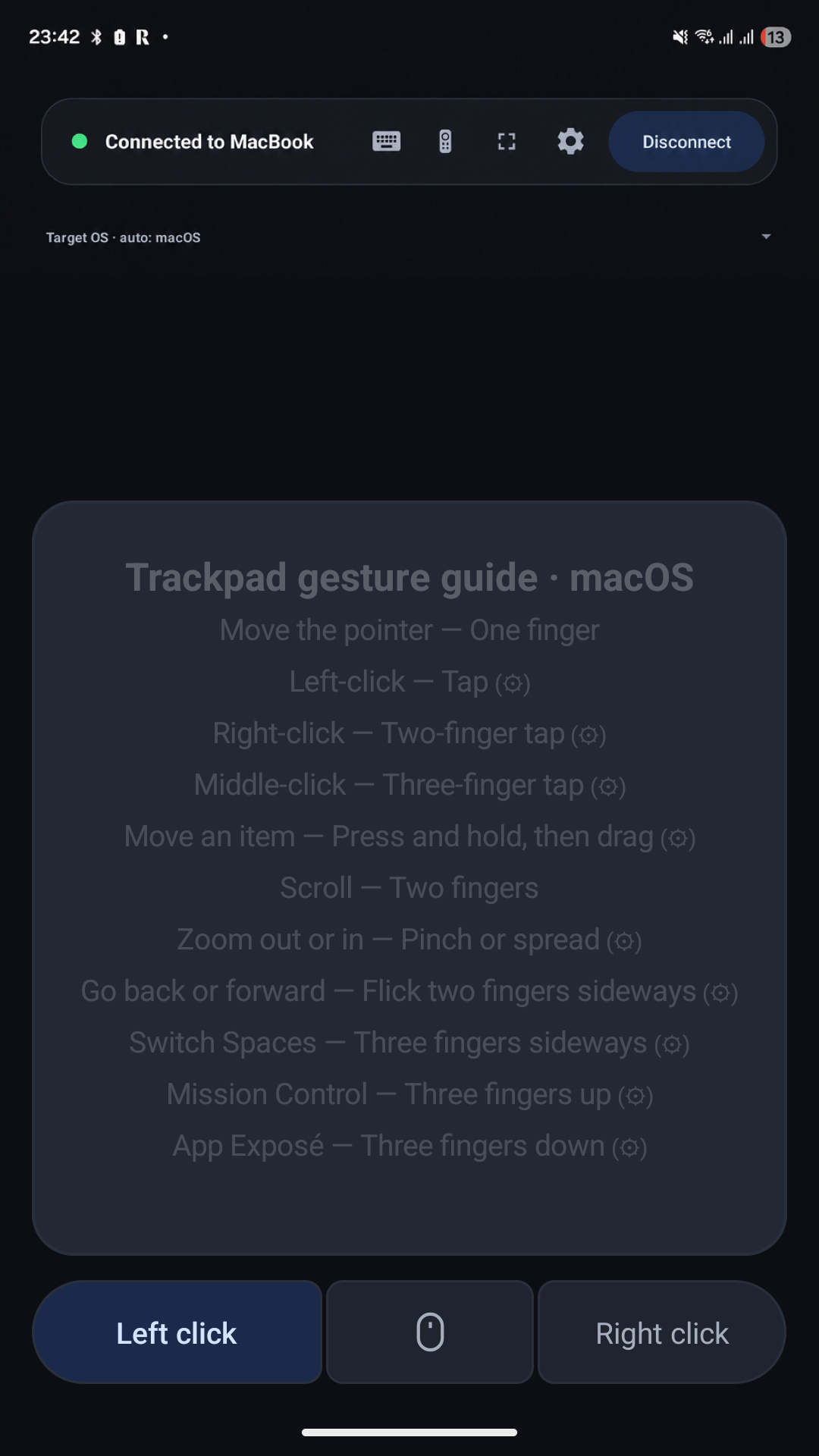 Omny Pad trackpad screen